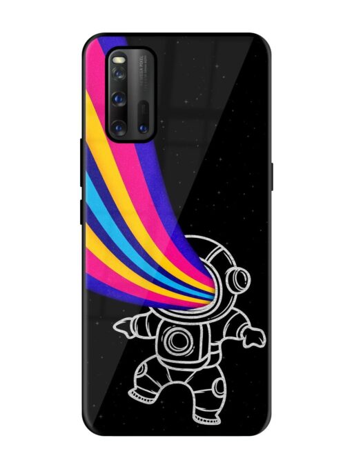 Astronaut Glossy Metal TPU Phone Cover for Iqoo 3 Zapvi