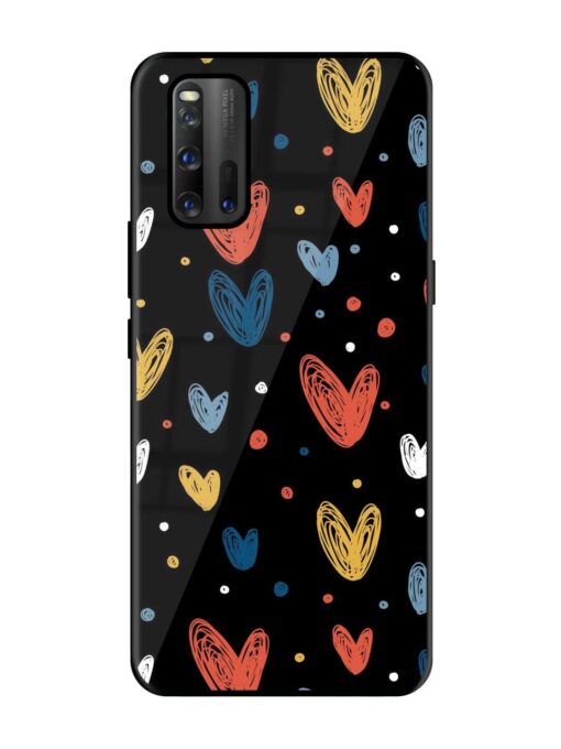 Happy Valentines Day Glossy Metal TPU Phone Cover for Iqoo 3 Zapvi