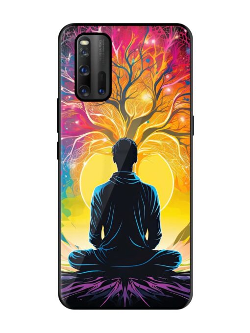 Mind Colourful Glossy Metal Phone Cover for Iqoo 3 Zapvi