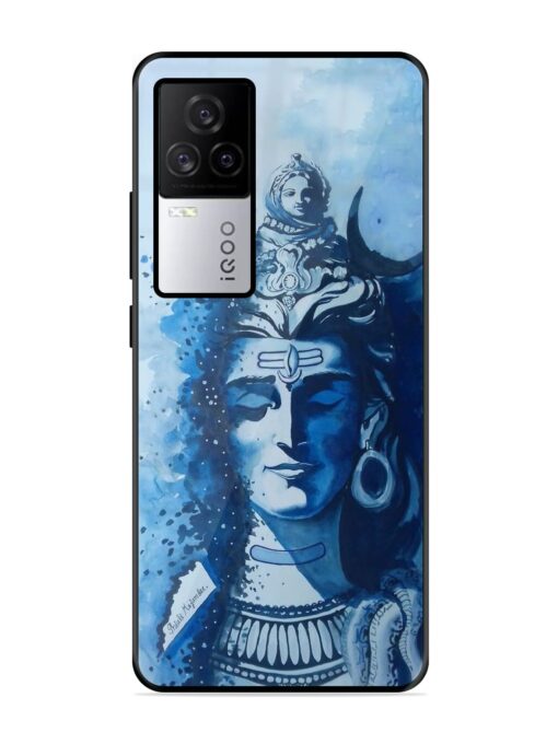 Shiv Art Glossy Metal Phone Cover for Iqoo 7 Legend (5G) Zapvi