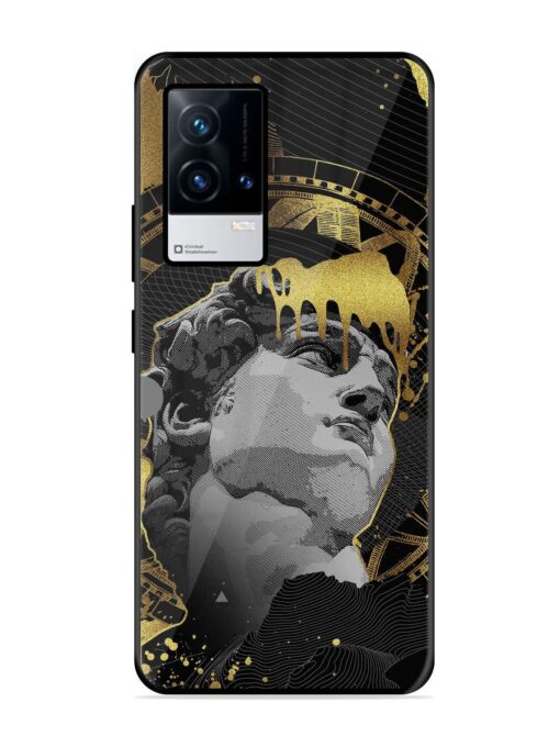 Roman Face Glossy Metal Phone Cover for Iqoo 8 Zapvi