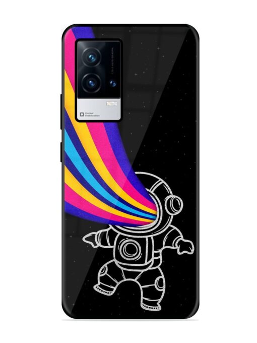 Astronaut Glossy Metal TPU Phone Cover for Iqoo 8 Zapvi