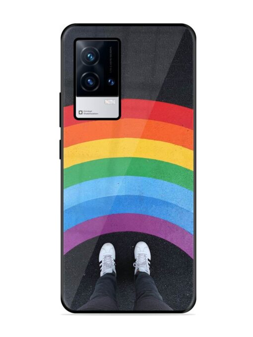 Legs Rainbow Glossy Metal TPU Phone Cover for Iqoo 9 (5G) Zapvi