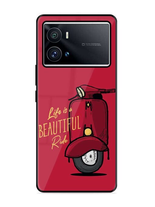 Life Is Beautiful Rides Glossy Metal Phone Cover for Iqoo 9 Pro Zapvi