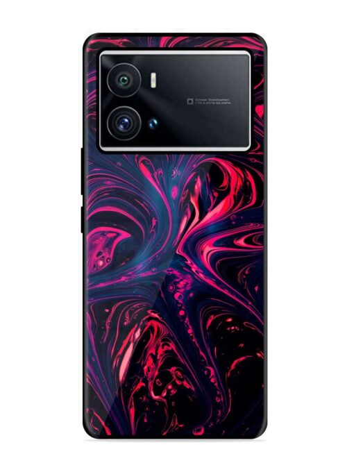 Abstract Background Glossy Metal Phone Cover for Iqoo 9 Pro Zapvi