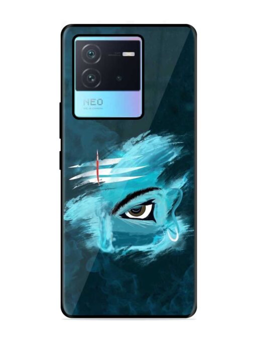 Lord Shiva Glossy Metal Phone Cover for Iqoo Neo 6 (5G) Zapvi