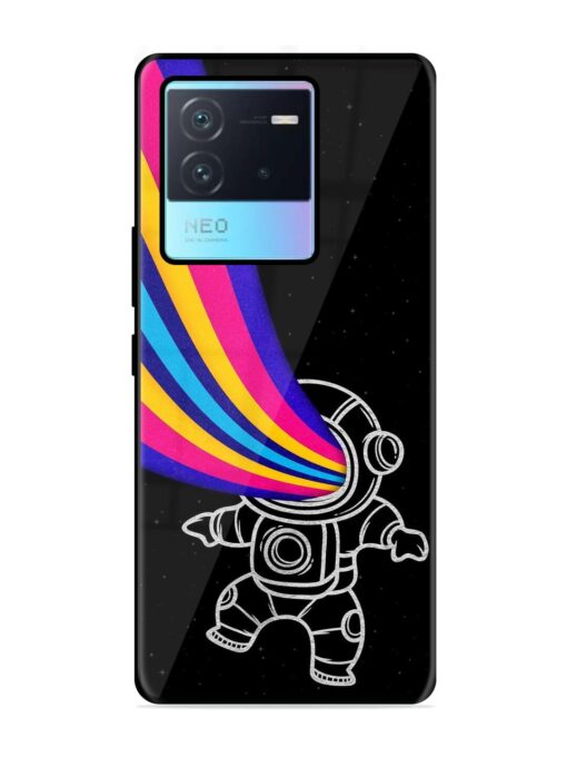 Astronaut Glossy Metal TPU Phone Cover for Iqoo Neo 6 (5G) Zapvi