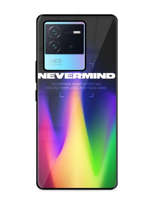 Nevermind Glossy Metal Phone Cover for Iqoo Neo 6 (5G) Zapvi