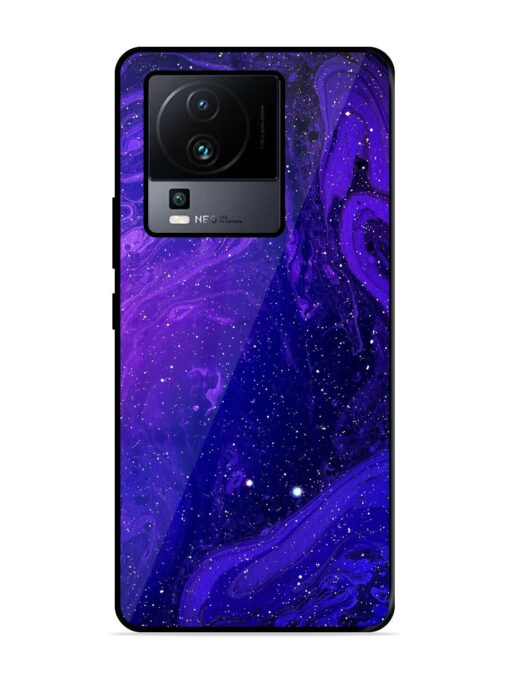 Galaxy Acrylic Abstract Art Glossy Metal Phone Cover for Iqoo Neo 7 (5G) Zapvi