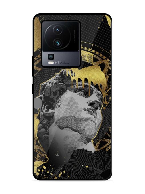 Roman Face Glossy Metal Phone Cover for Iqoo Neo 7 (5G) Zapvi