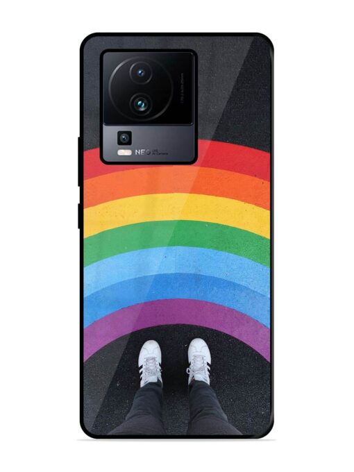 Legs Rainbow Glossy Metal TPU Phone Cover for Iqoo Neo 7 (5G) Zapvi