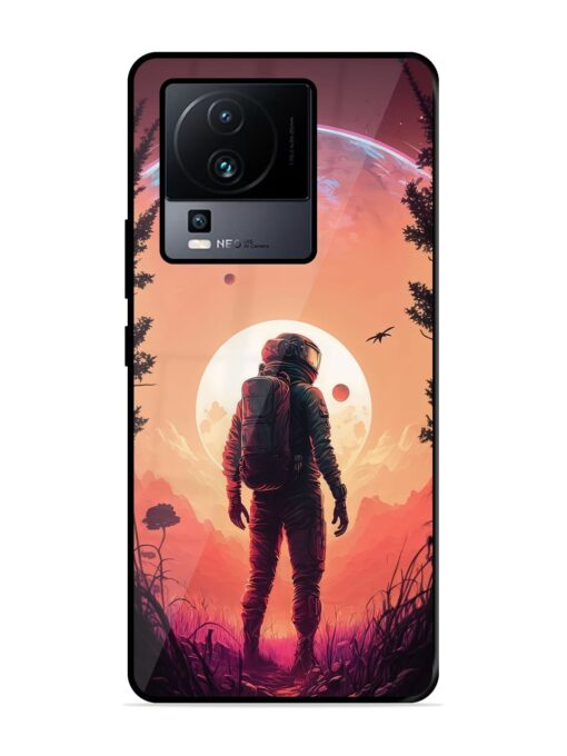 Red Sky At Morning Glossy Metal Phone Cover for Iqoo Neo 7 (5G) Zapvi