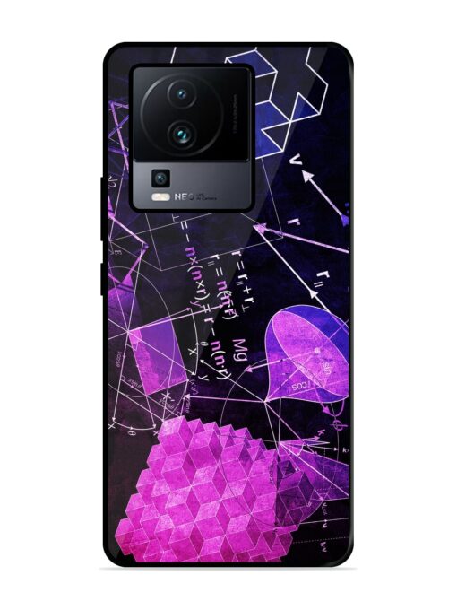 Math Physics Formula Art Glossy Metal Phone Cover for Iqoo Neo 7 (5G) Zapvi