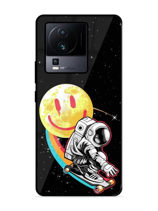 Astronaut Art Glossy Metal Phone Cover for Iqoo Neo 7 (5G) Zapvi