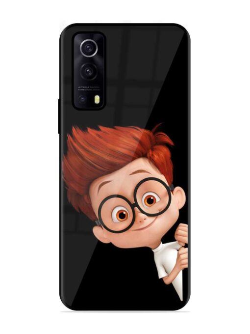 Smart Boy Cartoon Glossy Metal Phone Cover for Iqoo Z3 (5G) Zapvi