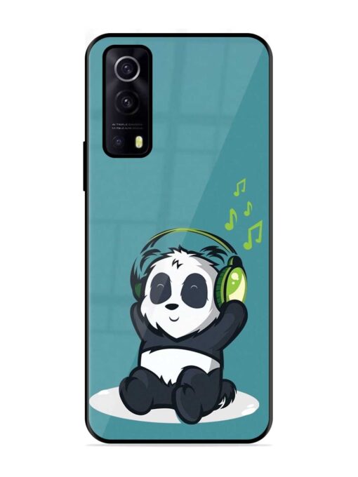 Music Panda Glossy Metal Phone Cover for Iqoo Z3 (5G) Zapvi