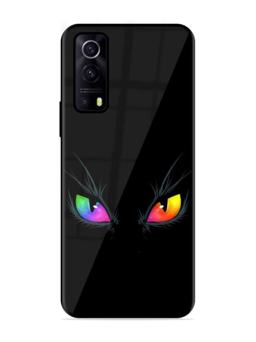 Cat Eyes Glossy Metal Phone Cover for Iqoo Z3 (5G) Zapvi