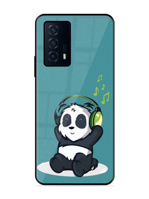 Music Panda Glossy Metal Phone Cover for Iqoo Z5 (5G) Zapvi