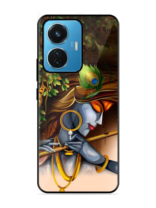 Krishna Glossy Metal Phone Cover for Iqoo Z6 (44W) Zapvi