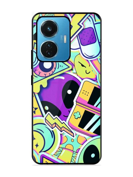 Scratch Art Glossy Metal Phone Cover for Iqoo Z6 (44W) Zapvi