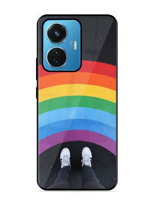 Legs Rainbow Glossy Metal TPU Phone Cover for Iqoo Z6 (44W) Zapvi