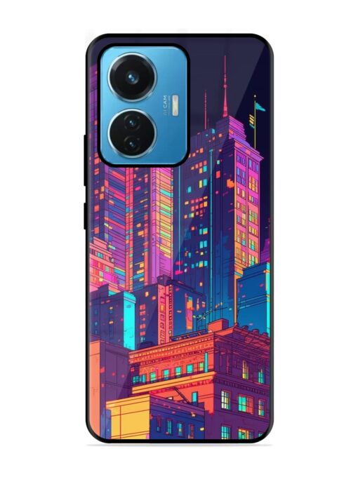 City View Glossy Metal Phone Cover for Iqoo Z6 (44W) Zapvi