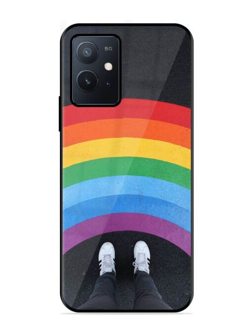 Legs Rainbow Glossy Metal TPU Phone Cover for Iqoo Z6 (5G) Zapvi