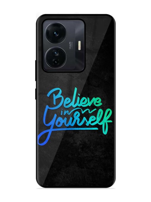 Believe In Yourself Glossy Metal Phone Cover for Iqoo Z6 Pro Zapvi