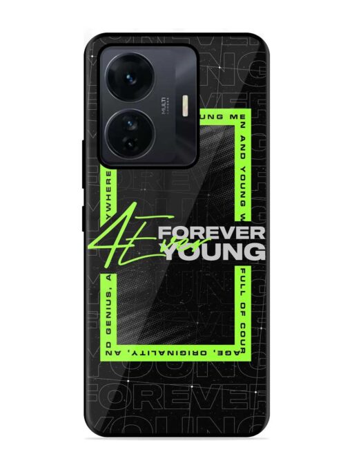 Forever Young Glossy Metal Phone Cover for Iqoo Z6 Pro Zapvi