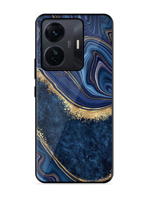 Abstract Background Blue Glossy Metal TPU Phone Cover for Iqoo Z6 Pro Zapvi