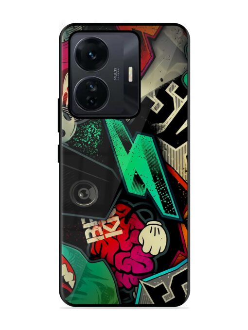 Graffiti Art Glossy Metal Phone Cover for Iqoo Z6 Pro Zapvi