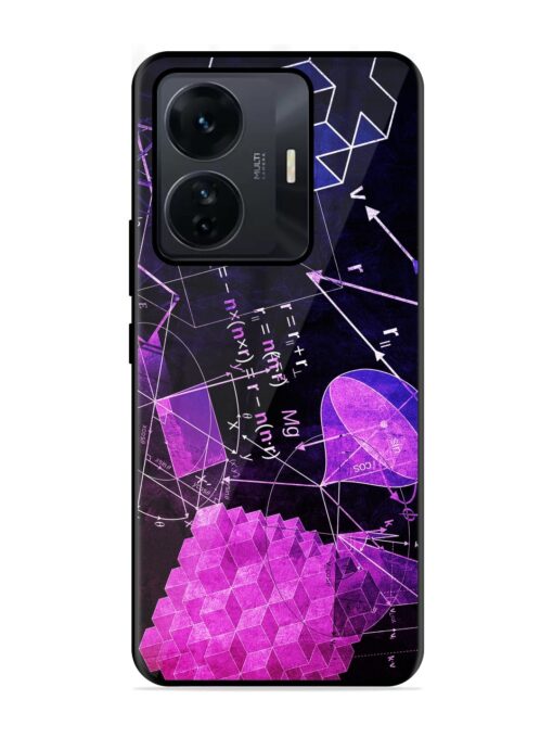 Math Physics Formula Art Glossy Metal Phone Cover for Iqoo Z6 Pro Zapvi