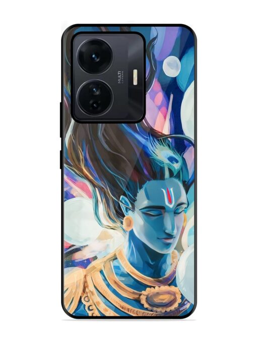 Bhagwan Sri Krishna Glossy Metal Phone Cover for Iqoo Z6 Pro Zapvi