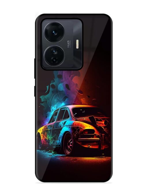 High Classic Car Art Glossy Metal Phone Cover for Iqoo Z6 Pro Zapvi