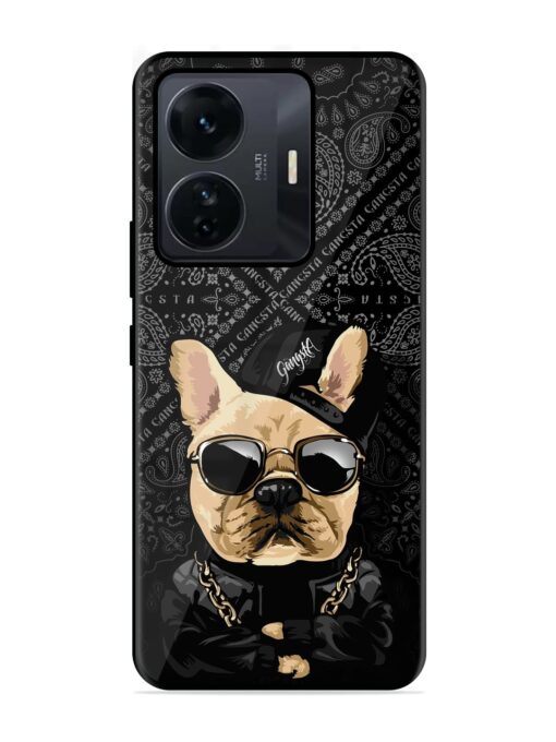 Gangsta Cool Sunmetales Dog Glossy Metal Phone Cover for Iqoo Z6 Pro Zapvi