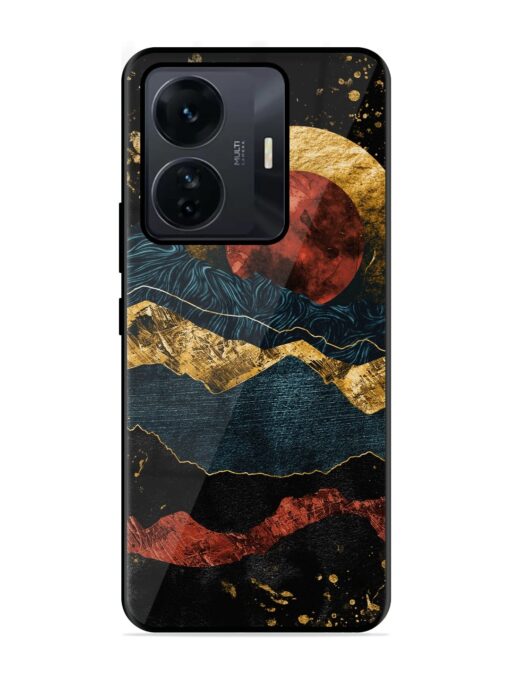 Gold Painting View Glossy Metal Phone Cover for Iqoo Z6 Pro Zapvi