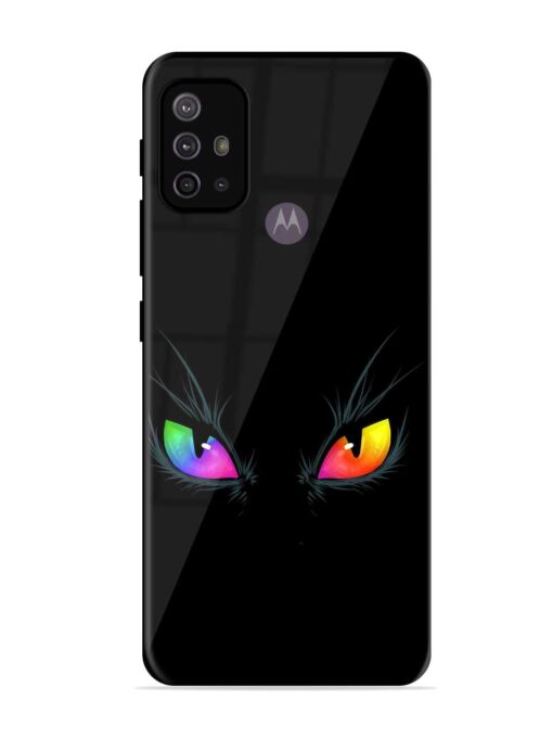 Cat Eyes Glossy Metal Phone Cover for Motorola Moto G30 Zapvi