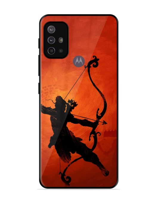 Illustration Lord Rama Glossy Metal Phone Cover for Motorola Moto G30 Zapvi