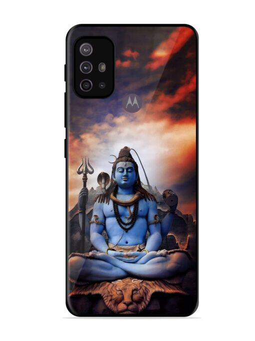 Jai Jai Shiv Glossy Metal Phone Cover for Motorola Moto G30 Zapvi