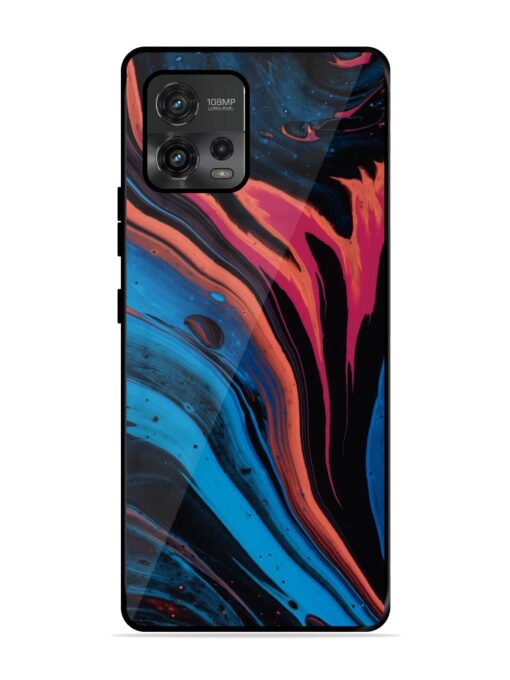 Liquefied Art Glossy Metal TPU Phone Cover for Motorola Moto G72 Zapvi