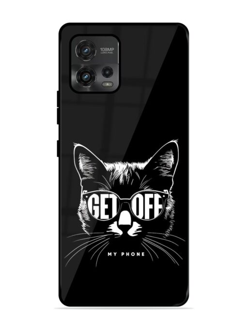 Get Off Glossy Metal TPU Phone Cover for Motorola Moto G72 Zapvi