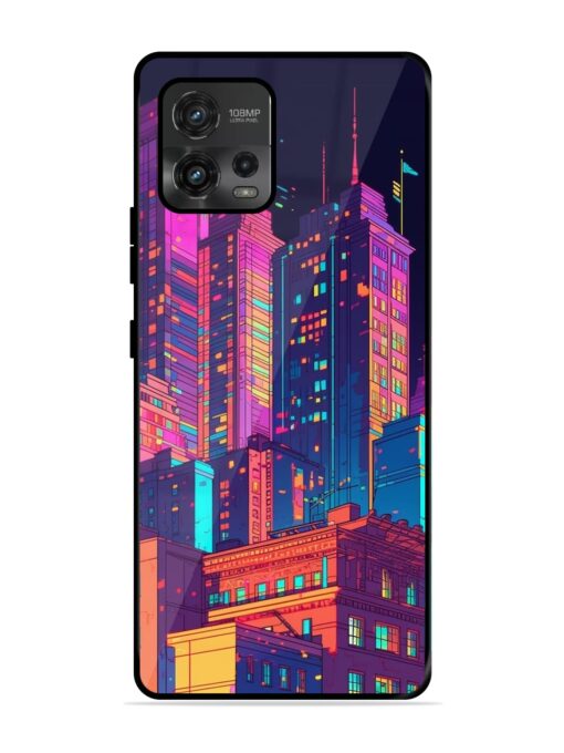 City View Glossy Metal Phone Cover for Motorola Moto G72 Zapvi