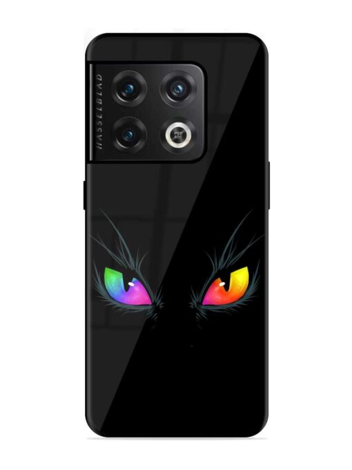 Cat Eyes Glossy Metal Phone Cover for Oneplus 10 Pro (5G) Zapvi