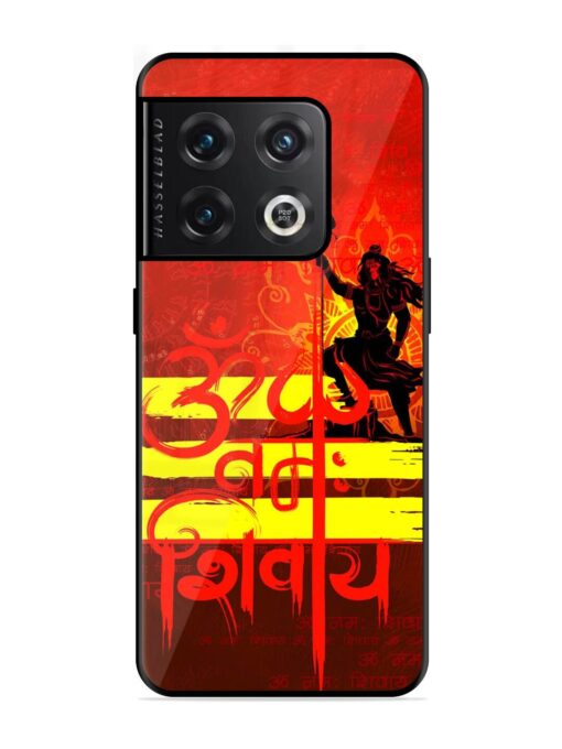 Illustration Lord Shiva Glossy Metal TPU Phone Cover for Oneplus 10 Pro (5G) Zapvi