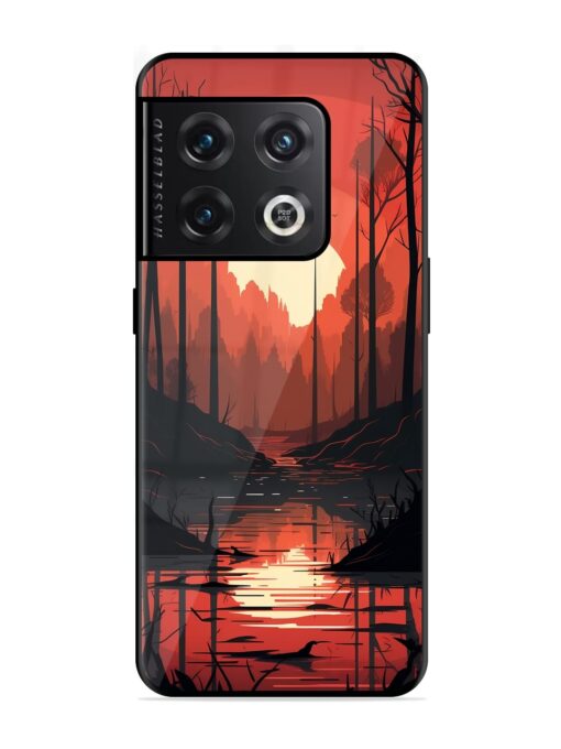 Natural Landscape Glossy Metal Phone Cover for Oneplus 10 Pro (5G) Zapvi