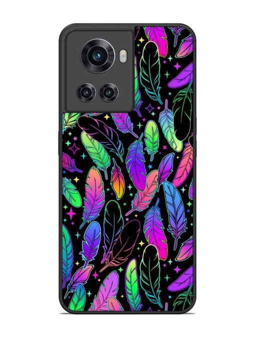 Bright Multi Colored Seamless Glossy Metal Phone Cover for Oneplus 10R (5G) Zapvi