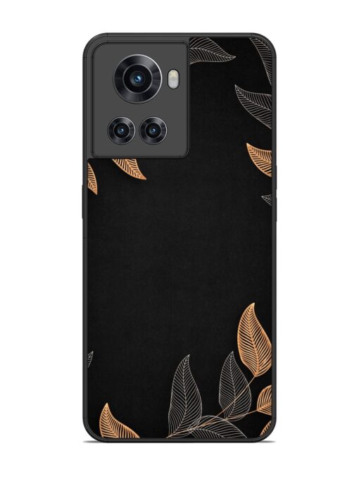 Foliage Art Glossy Metal Phone Cover for Oneplus 10R (5G) Zapvi