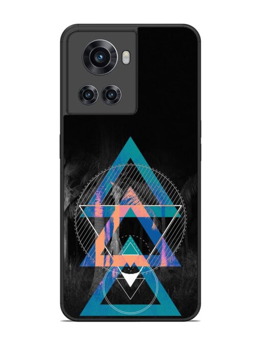 Indie Cross Glossy Metal Phone Cover for Oneplus 10R (5G) Zapvi