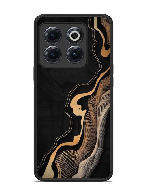 Abstract Art Glossy Metal TPU Phone Cover for Oneplus 10T (5G) Zapvi