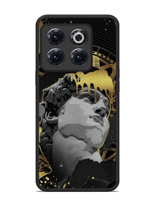 Roman Face Glossy Metal Phone Cover for Oneplus 10T (5G) Zapvi